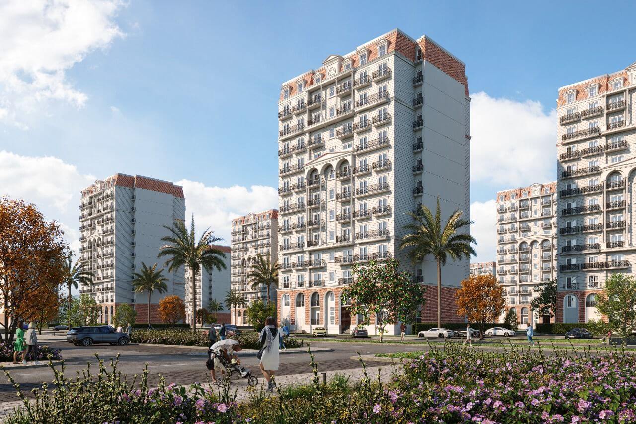 واجهات عمارات مشروع صوارى الاسكندريه الجديده