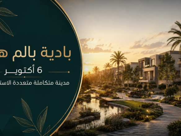 كمبوند بادية بالم هيلز 6 أكتوبر ومجتمع سكني متكامل