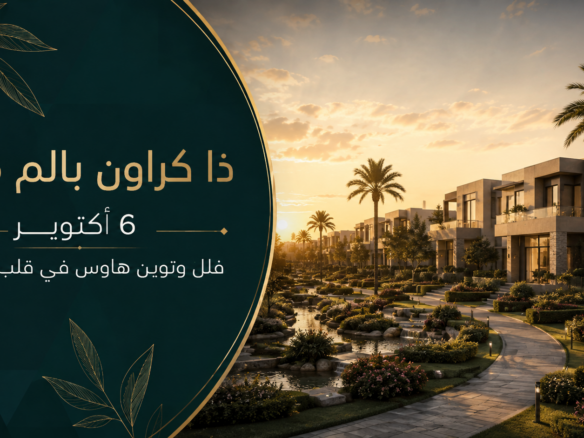 كمبوند ذا كراون بالم هيلز 6 أكتوبر فلل وتاون وتوين هاوس