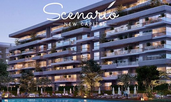 شقة للبيع فى سيناريو 193 م