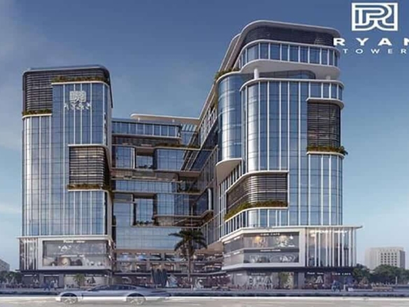 محل 100 م للبيع فى ريان تاور العاصمة الادارية