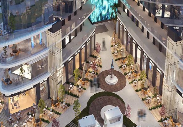 محل 25 م للبيع فى بافو تاور العاصمة الادارية