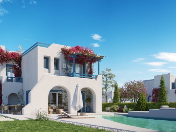 شاليه 110 م للبيع فى ماونتن فيو الساحل الشمالي