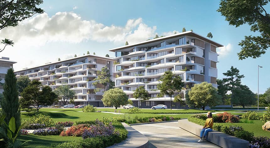 شقة 130 م للبيع فى ميدتاون سكاي العاصمة الإدارية