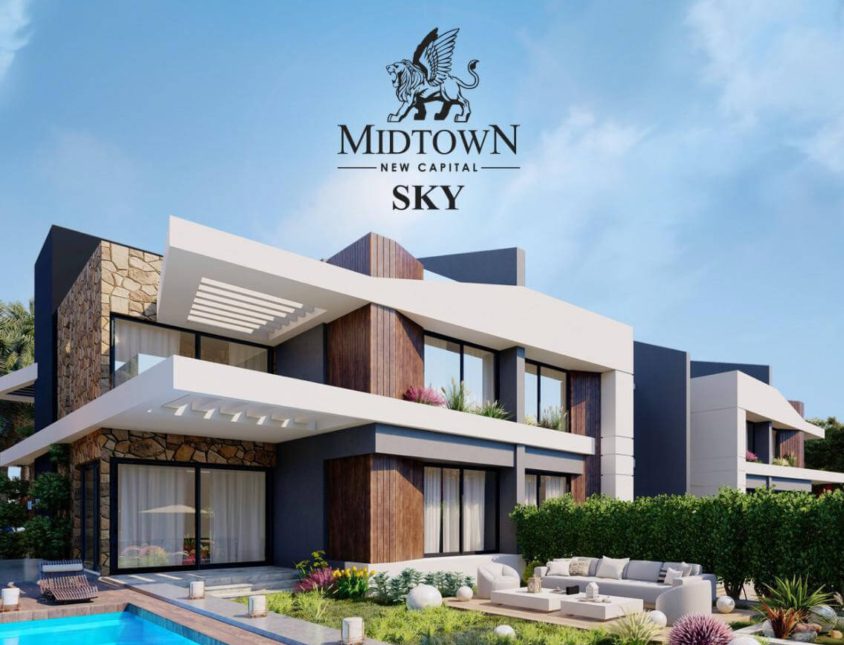 فيلا 385 م للبيع فى ميدتاون سكاي العاصمة الإدارية