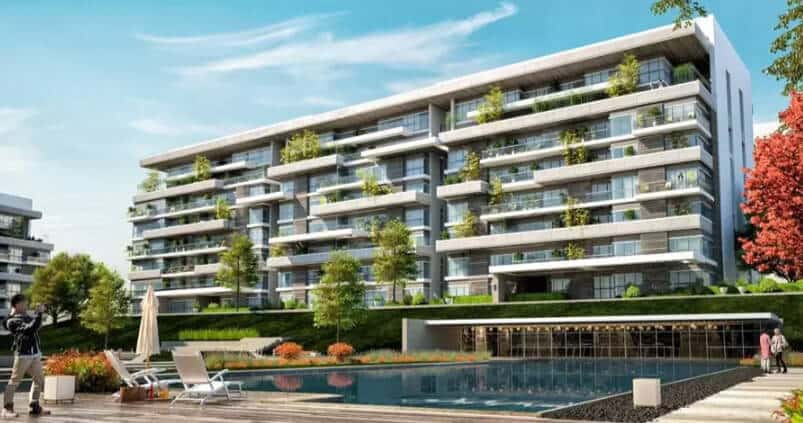 شقة 156 م للبيع فى سيناريو العاصمة الإدارية