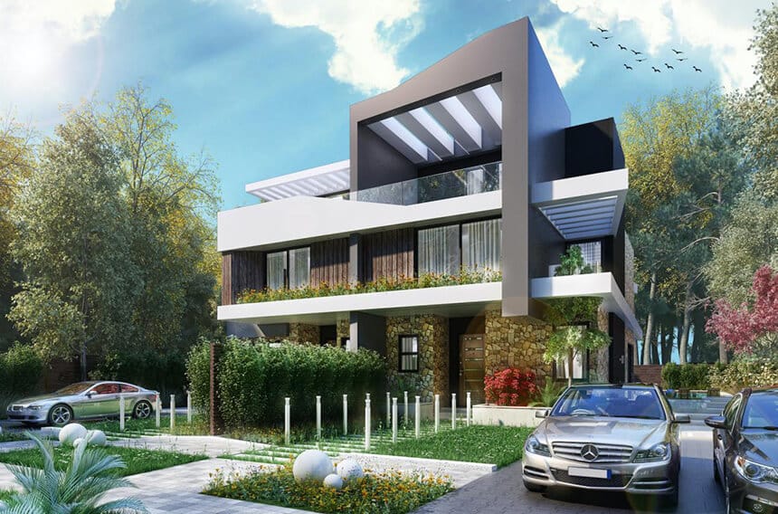 فيلا 250 م للبيع فى ميدتاون سكاي العاصمة الإدارية