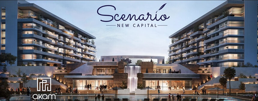 دوبلكس 5 غرف للبيع فى سيناريو العاصمة الإدارية