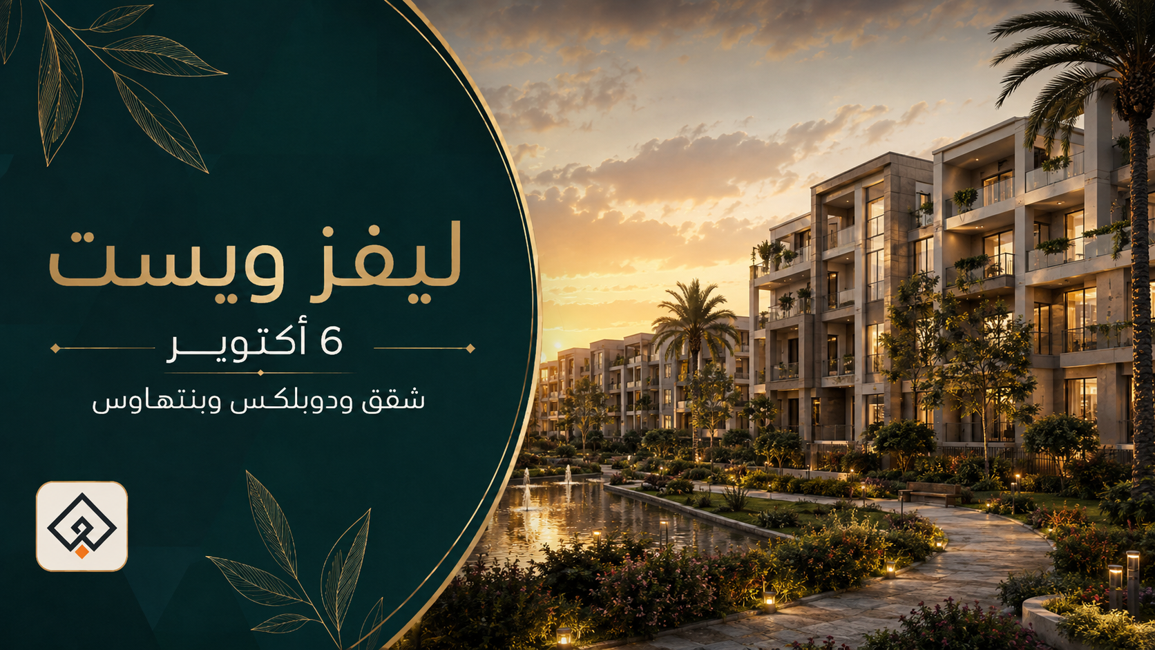 كمبوند ليفز ويست 6 أكتوبر شقق ودوبلكس وبنتهاوس