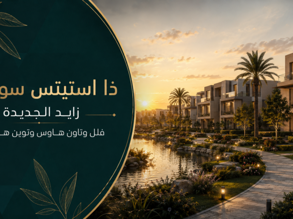 كمبوند ذا استيتس سوديك في زايد الجديدة فلل وتاون وتوين هاوس