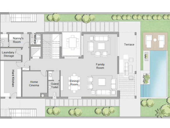 فيلا 376 م للبيع في بالم هيلز الإسكندرية