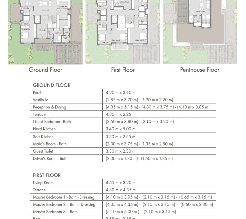 فيلا 457 م للبيع في كمبوند بادية 6 أكتوبر