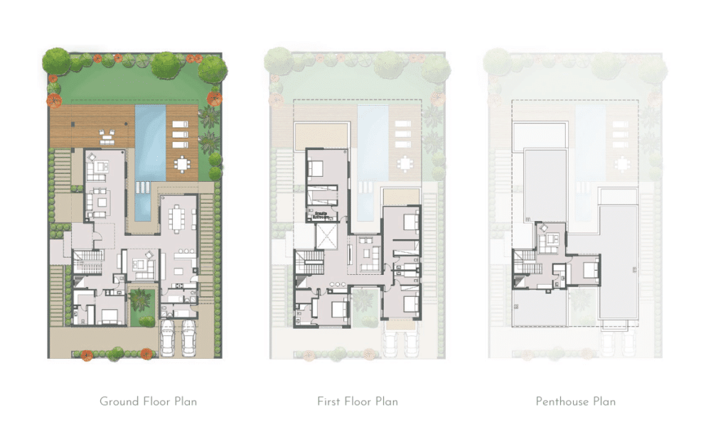 فيلا 539 م للبيع في بالم هيلز التجمع الخامس