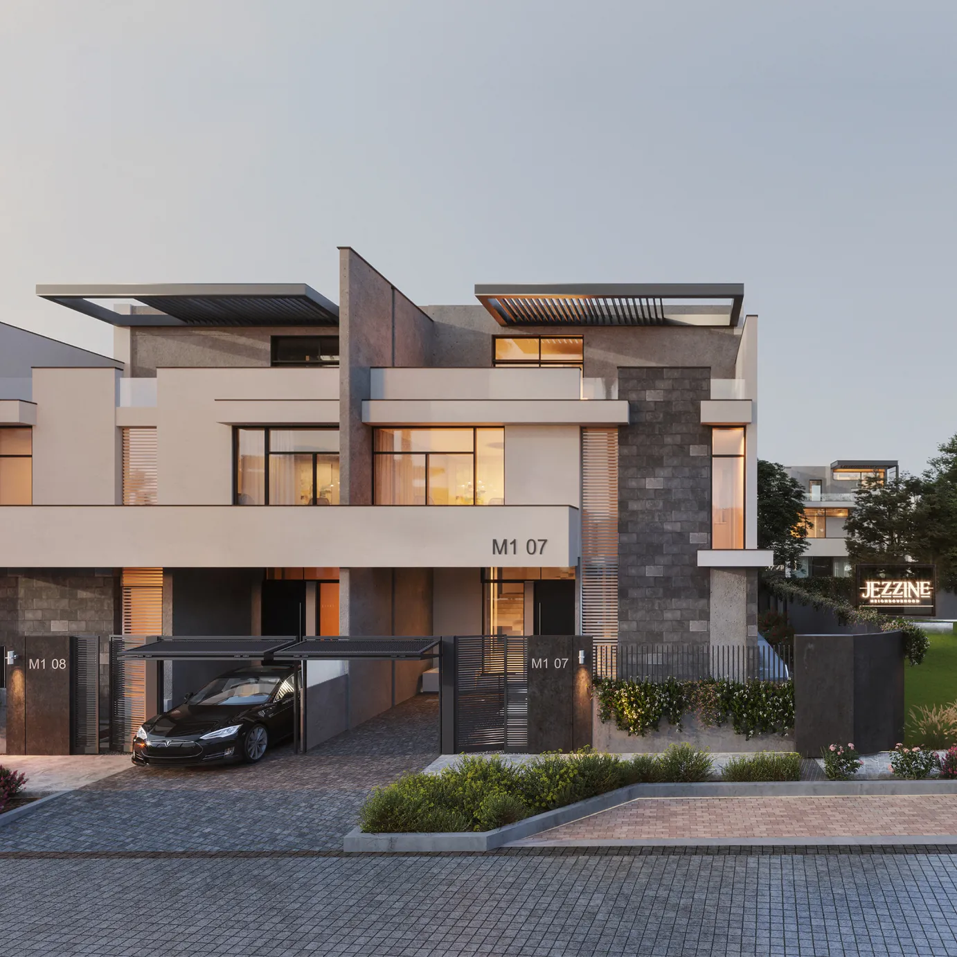 تصميم داخلي مودرن في جيزين