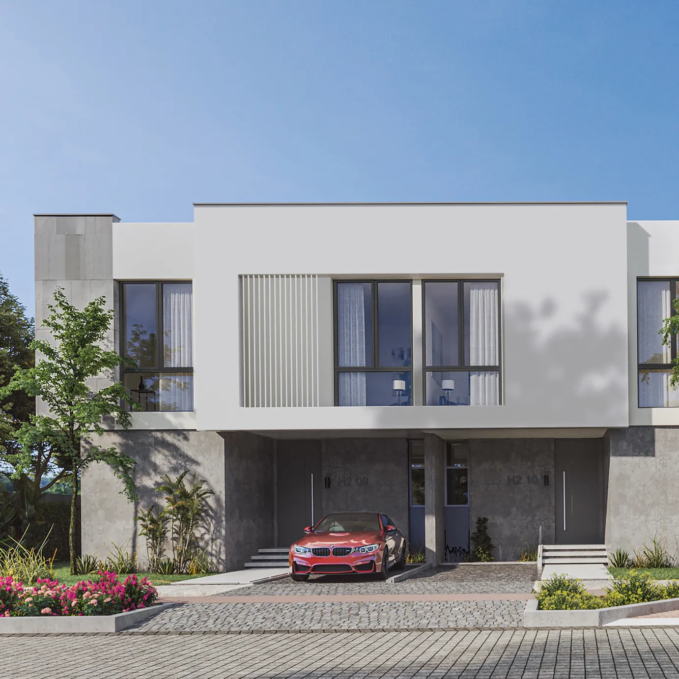 لقطة ليلية لمشروع جيزين