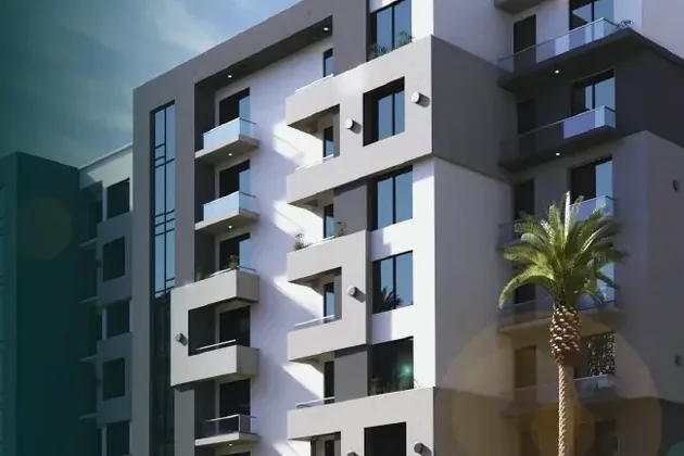واجهات مبانٍ سكنية في كابيتال هايتس العاصمة الإدارية
